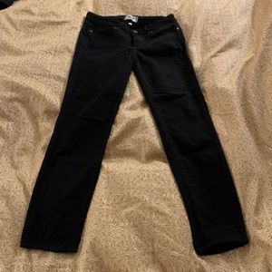 Paige black crop jeans